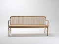 Banc de jardin-Bois massif-168x57x82 cm-Bois naturel-Style extérieur contemporain