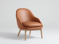 Chaise de salle à manger - simili cuir-bois - 66x63x78 cm - marron-beige - style lounge moderne