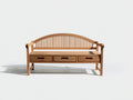 Banc de jardin-Bois massif-158x56x88 cm-Bois naturel-Style extérieur classique