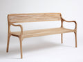 Banc de jardin-Bois massif-170x59x84 cm-Bois naturel-Style extérieur contemporain